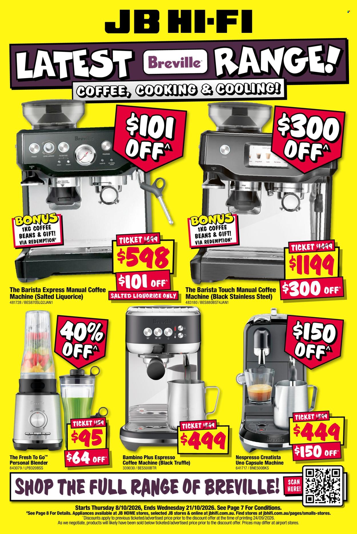 JB Hi-Fi catalogue - 8 Oct 2026 - 21 Oct 2026. Page 1