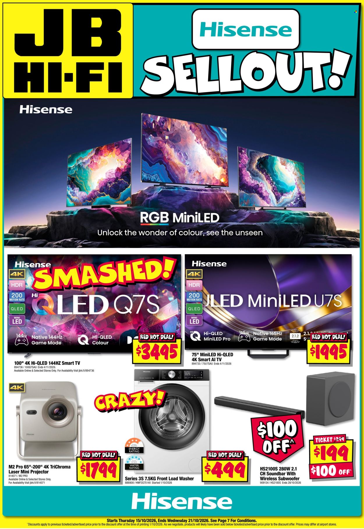 JB Hi-Fi catalogue - 15 Oct 2026 - 21 Oct 2026. Page 1