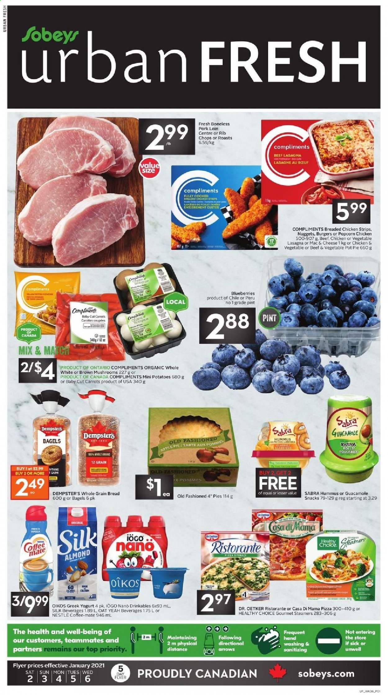 Sobeys Urban Fresh flyer - January 02, 2021 - January 06, 2021. Page 1