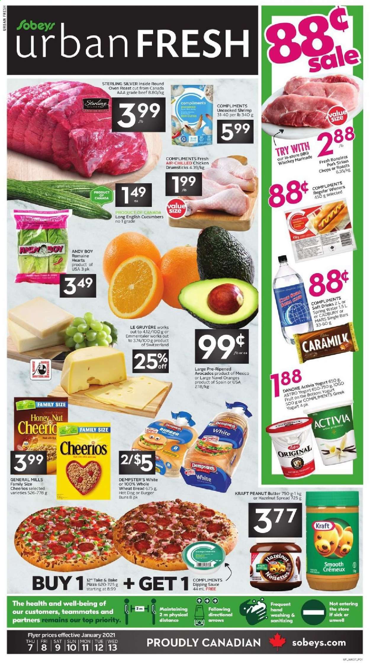 Sobeys Urban Fresh flyer - January 07, 2021 - January 13, 2021. Page 1