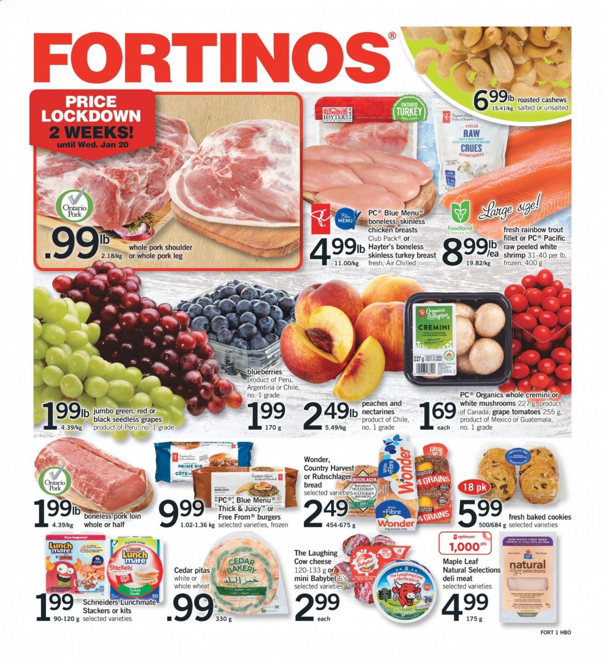 Fortinos flyer - January 07, 2021 - January 13, 2021. Page 1
