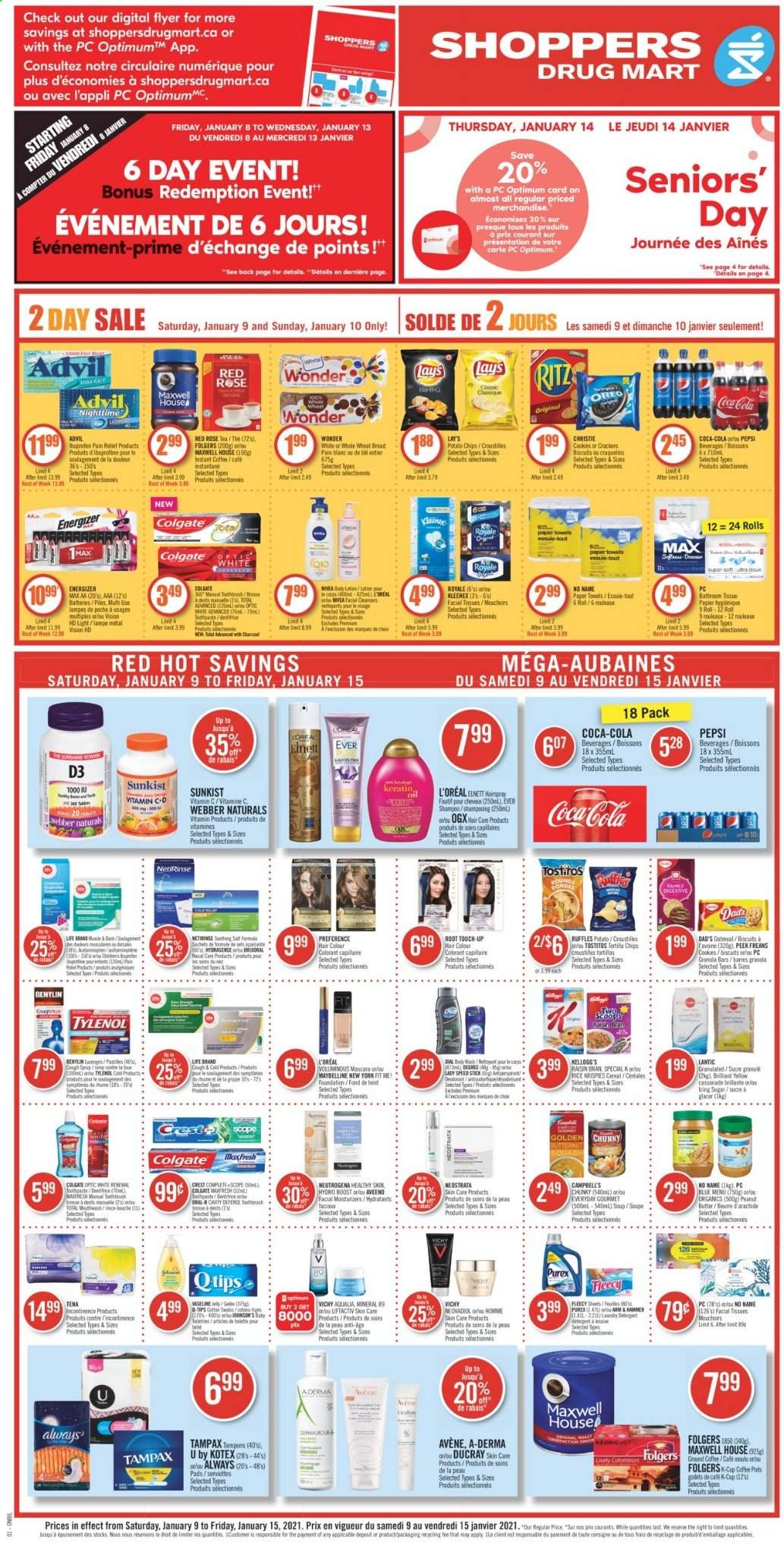 Shoppers Drug Mart flyer - January 09, 2021 - January 15, 2021. Page 1