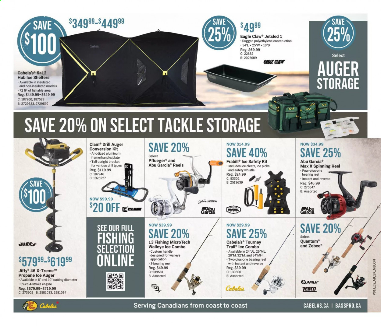 thumbnail - Bass Pro Shops Flyer - January 07, 2021 - January 20, 2021 - Sales products - cleats, reel, spinning reel, Jiffy. Page 2.