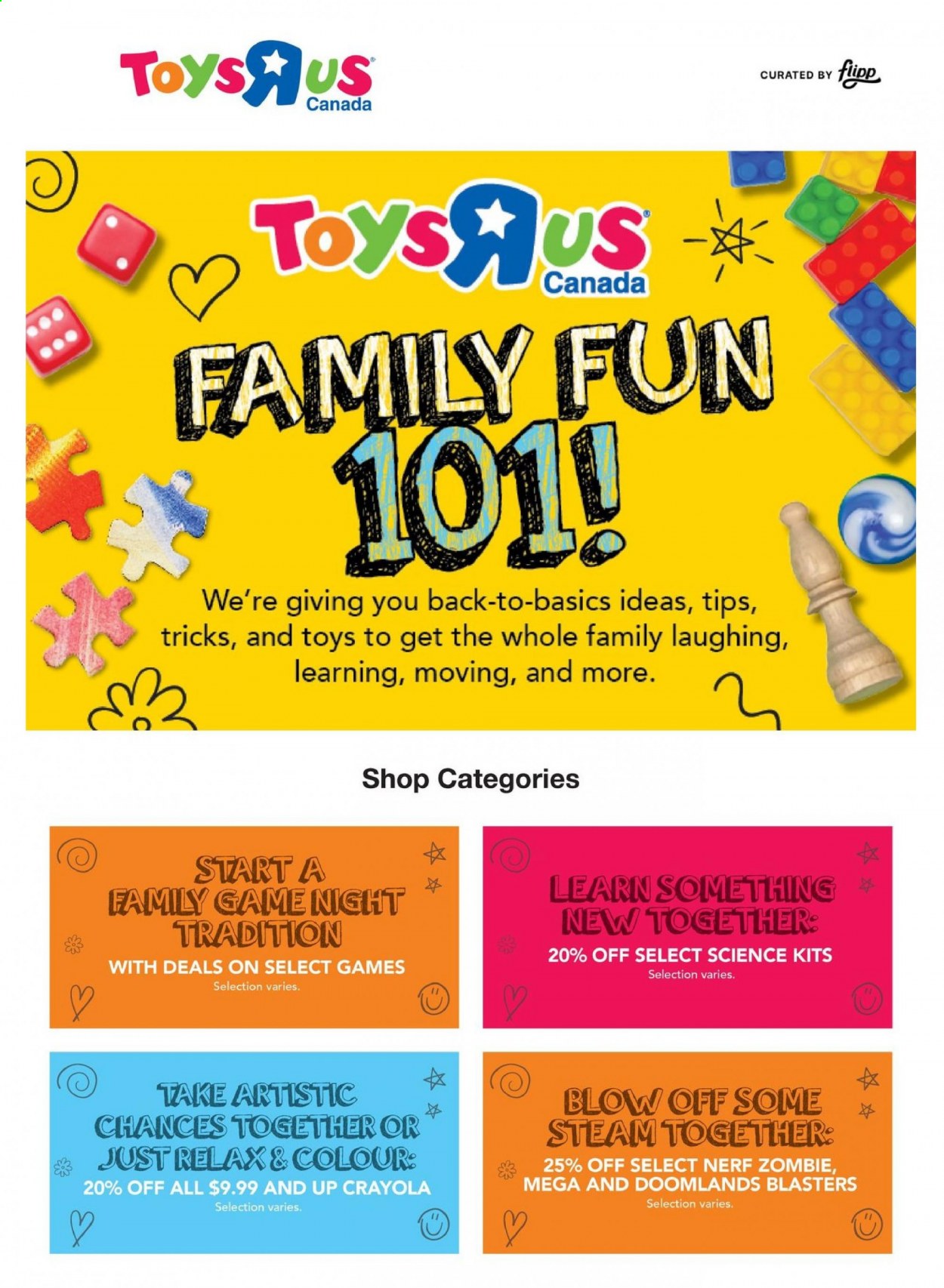 thumbnail - Toys''R''Us Flyer - Sales products - Nerf. Page 1.