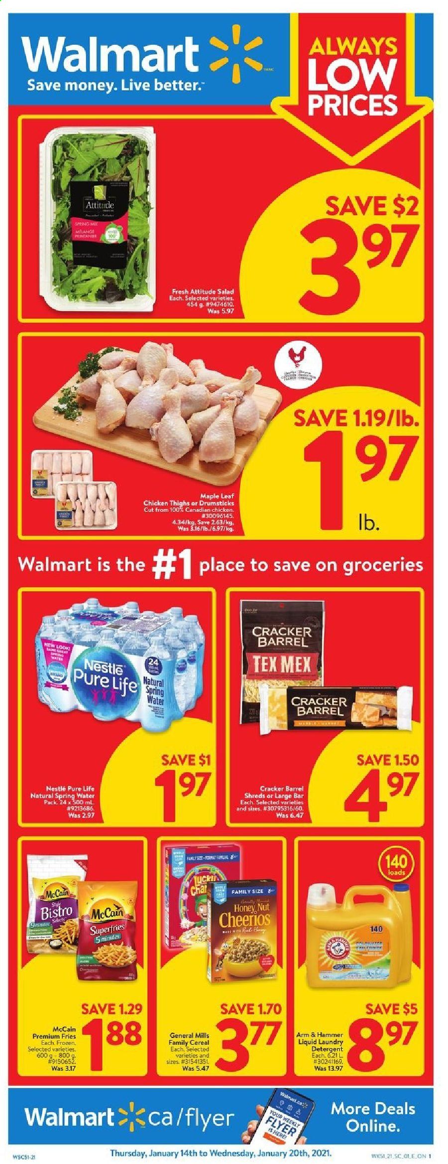 Walmart flyer - January 14, 2021 - January 20, 2021. Page 1