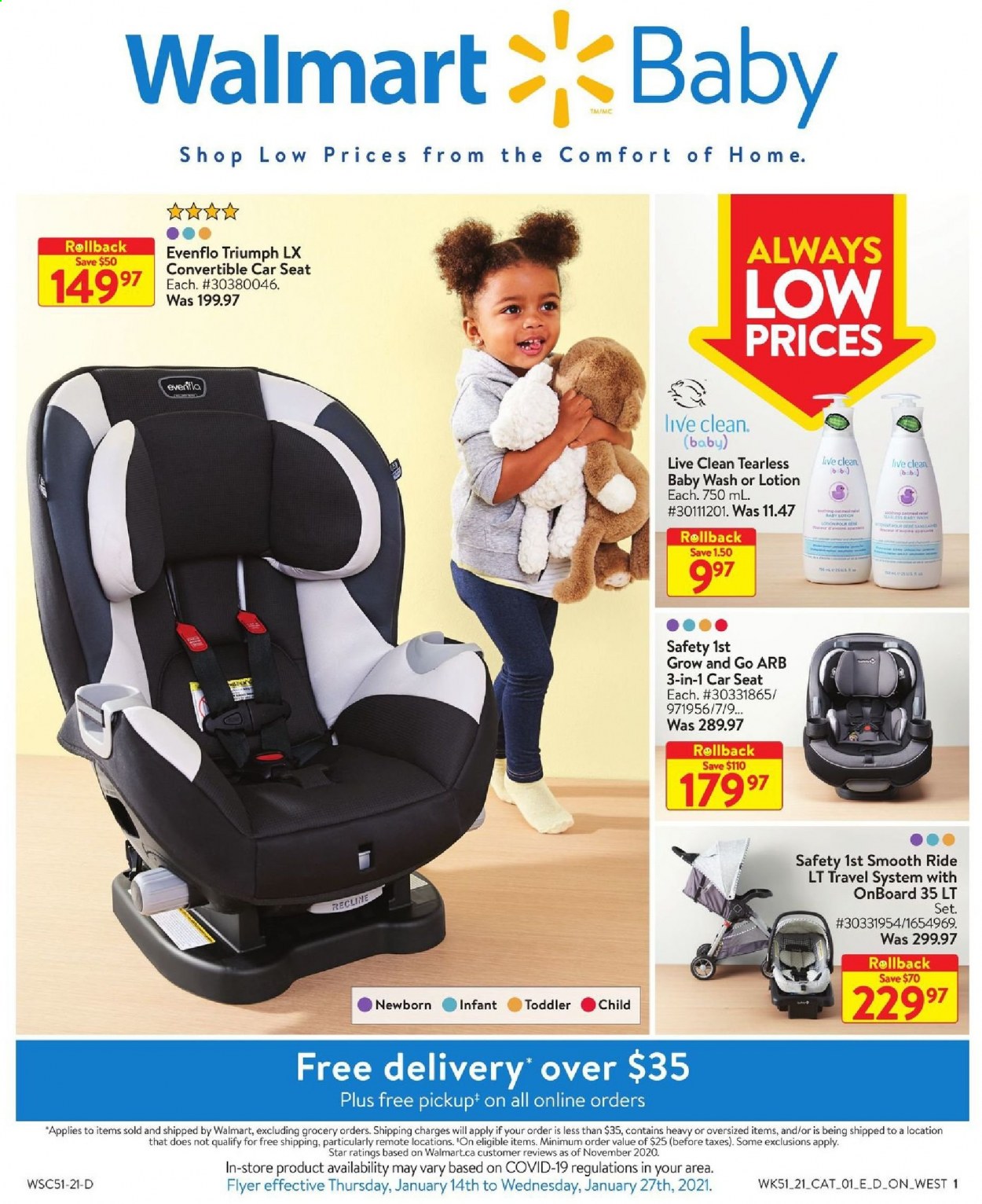 Walmart flyer - January 14, 2021 - January 27, 2021. Page 1