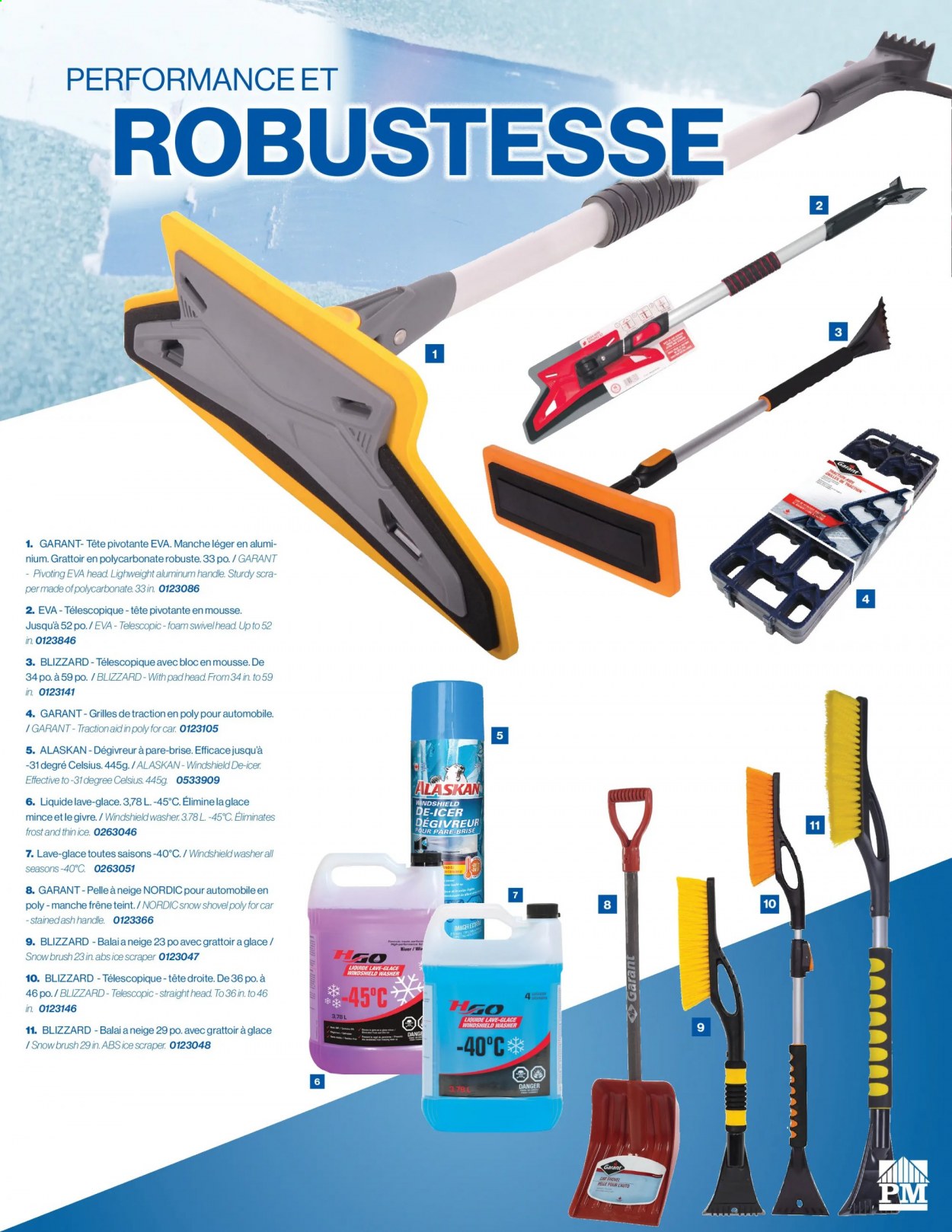 thumbnail - Patrick Morin Flyer - Sales products - brush, shovel, snow shovel. Page 2.