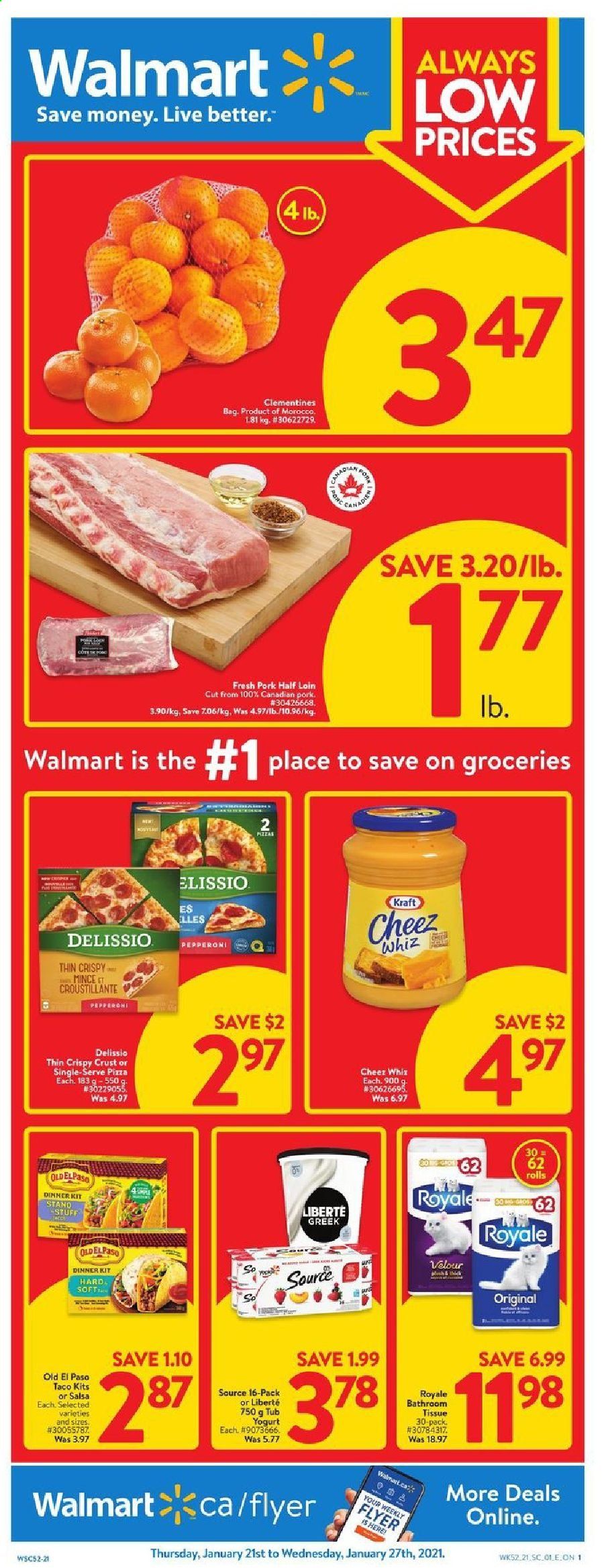 Walmart flyer - January 21, 2021 - January 27, 2021. Page 1