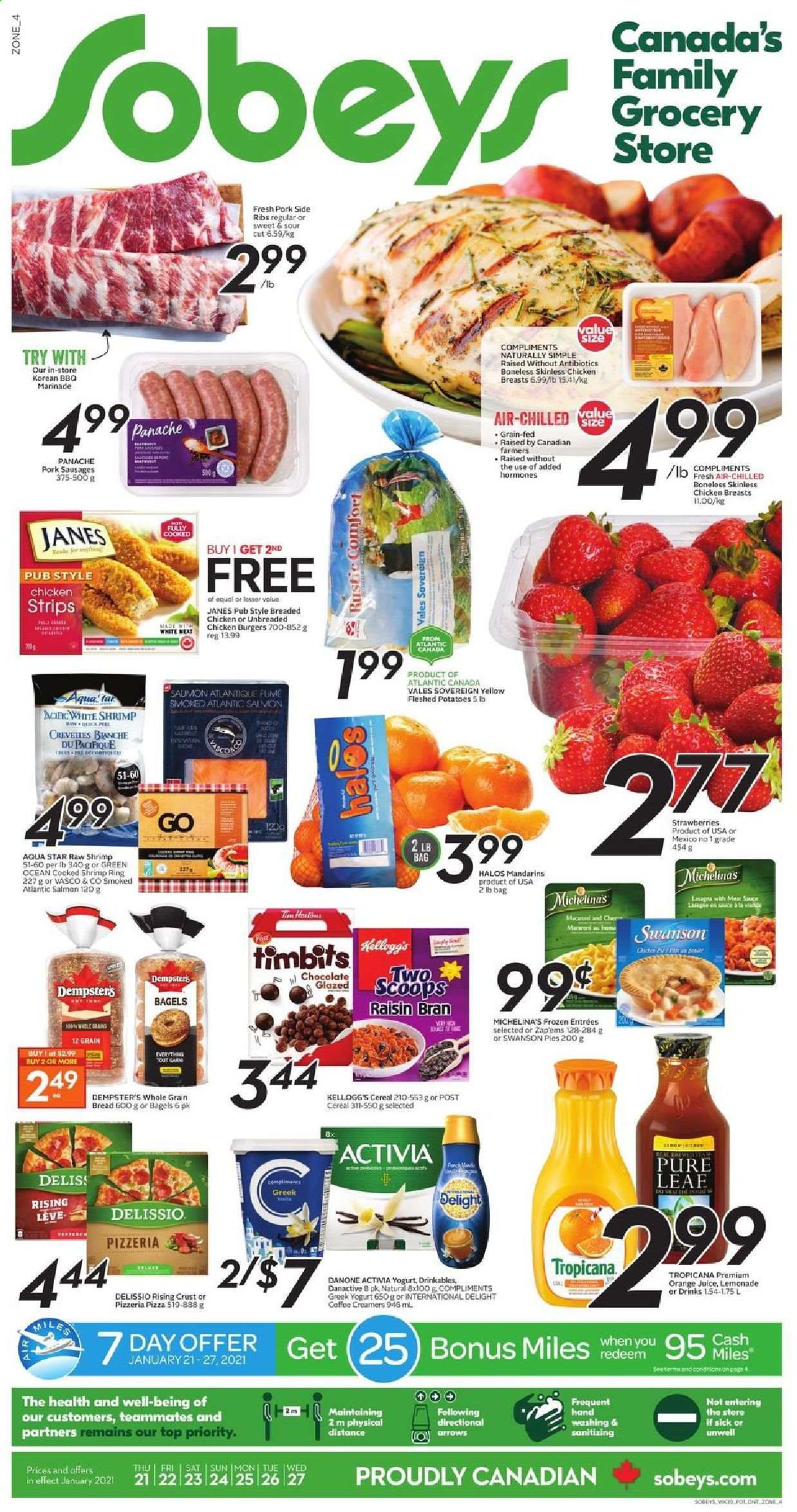Sobeys flyer - January 21, 2021 - January 27, 2021. Page 1