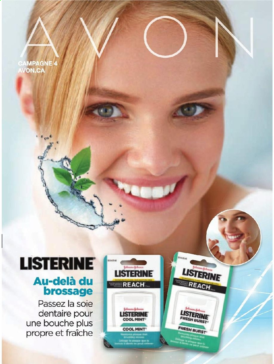 thumbnail - Avon Flyer - Sales products - Avon, Listerine. Page 1.