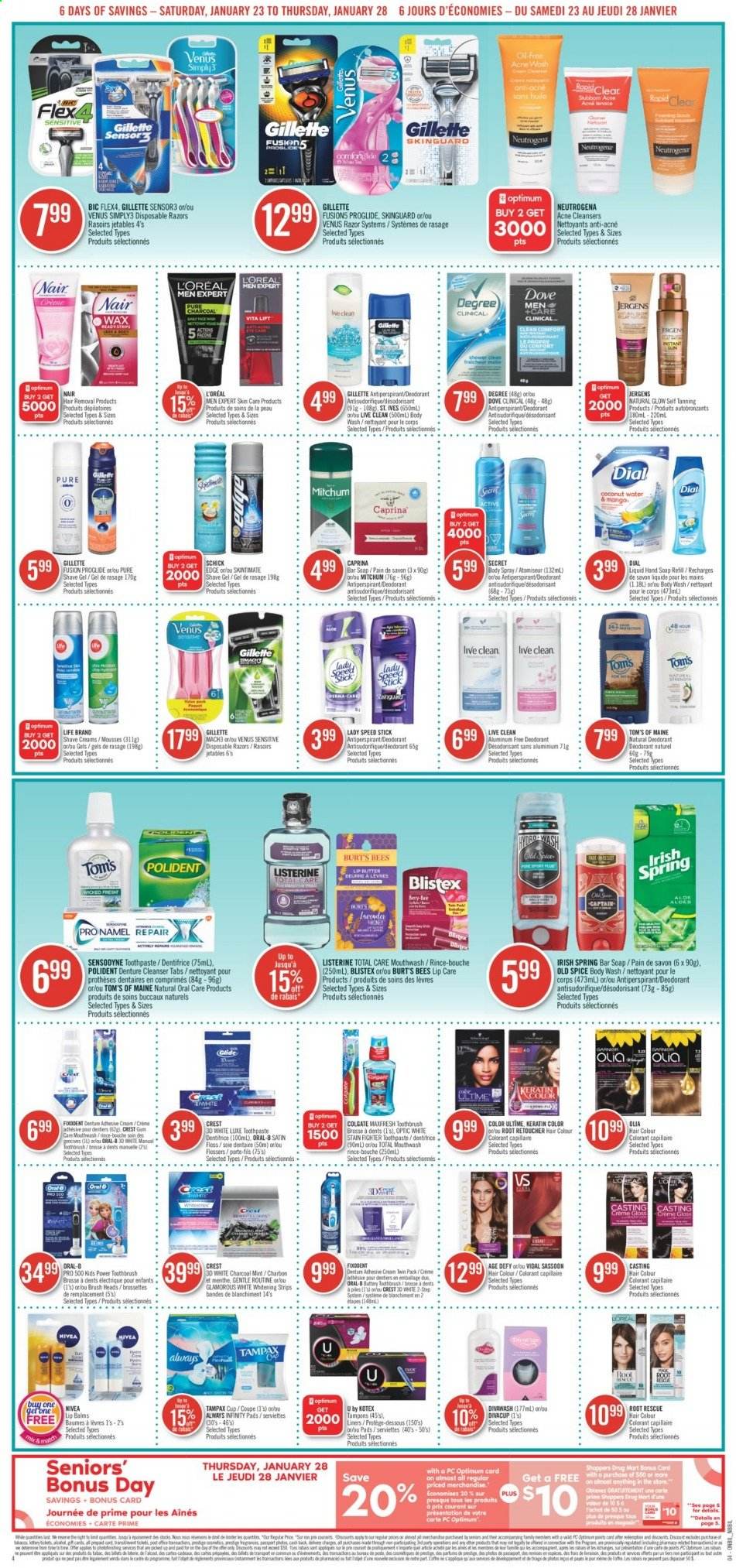 Shoppers Drug Mart flyer - January 23, 2021 - January 28, 2021. Page 4