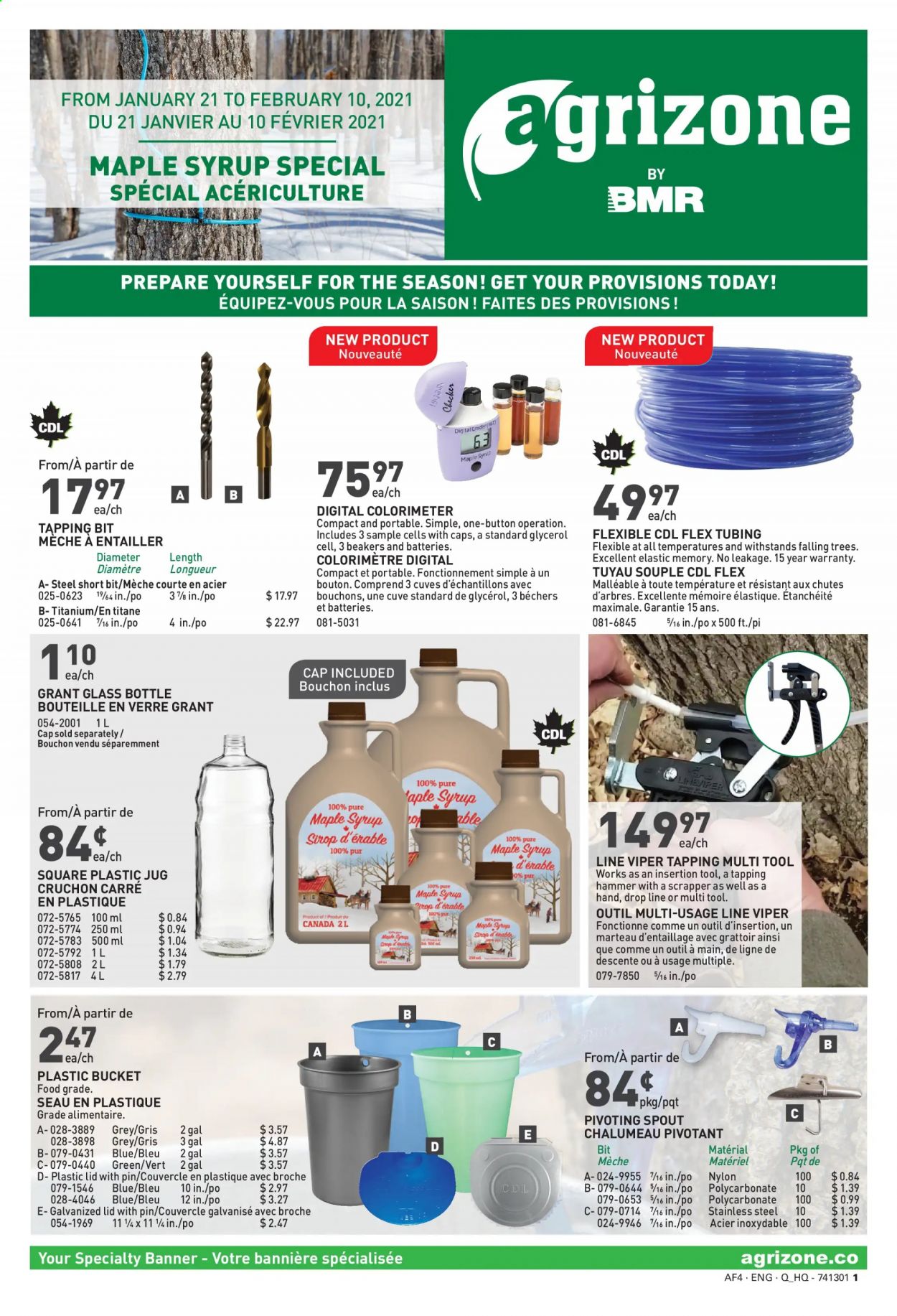 thumbnail - BMR Flyer - January 21, 2021 - February 10, 2021 - Sales products - hammer. Page 1.