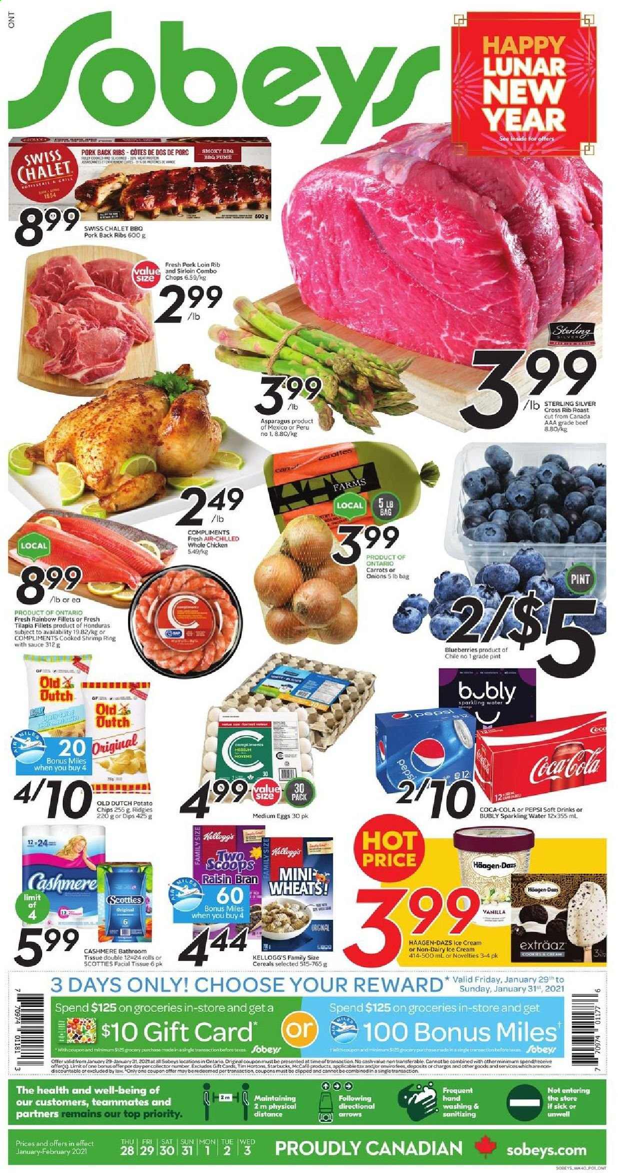 Sobeys flyer - January 28, 2021 - February 03, 2021. Page 1