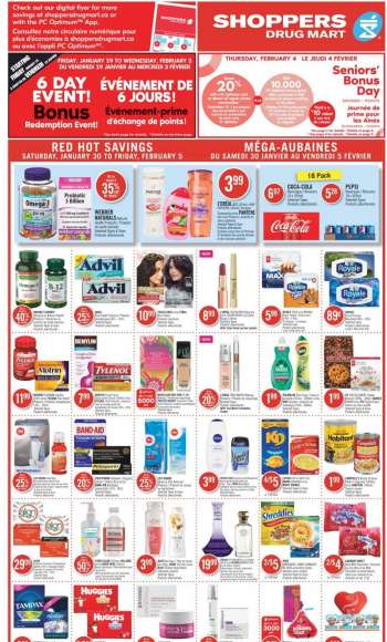Shoppers Drug Mart Flyer - January 30, 2021 - February 05, 2021.