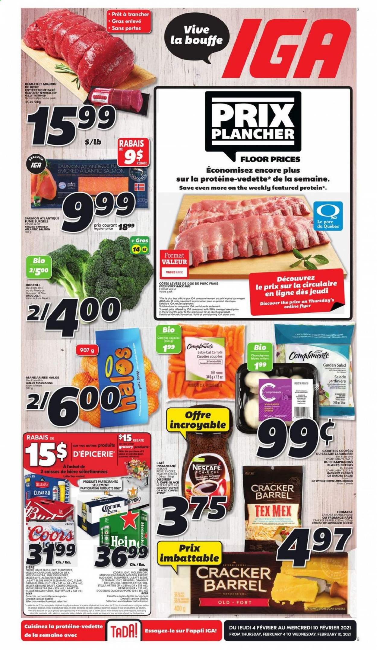 IGA flyer - February 04, 2021 - February 10, 2021. Page 1