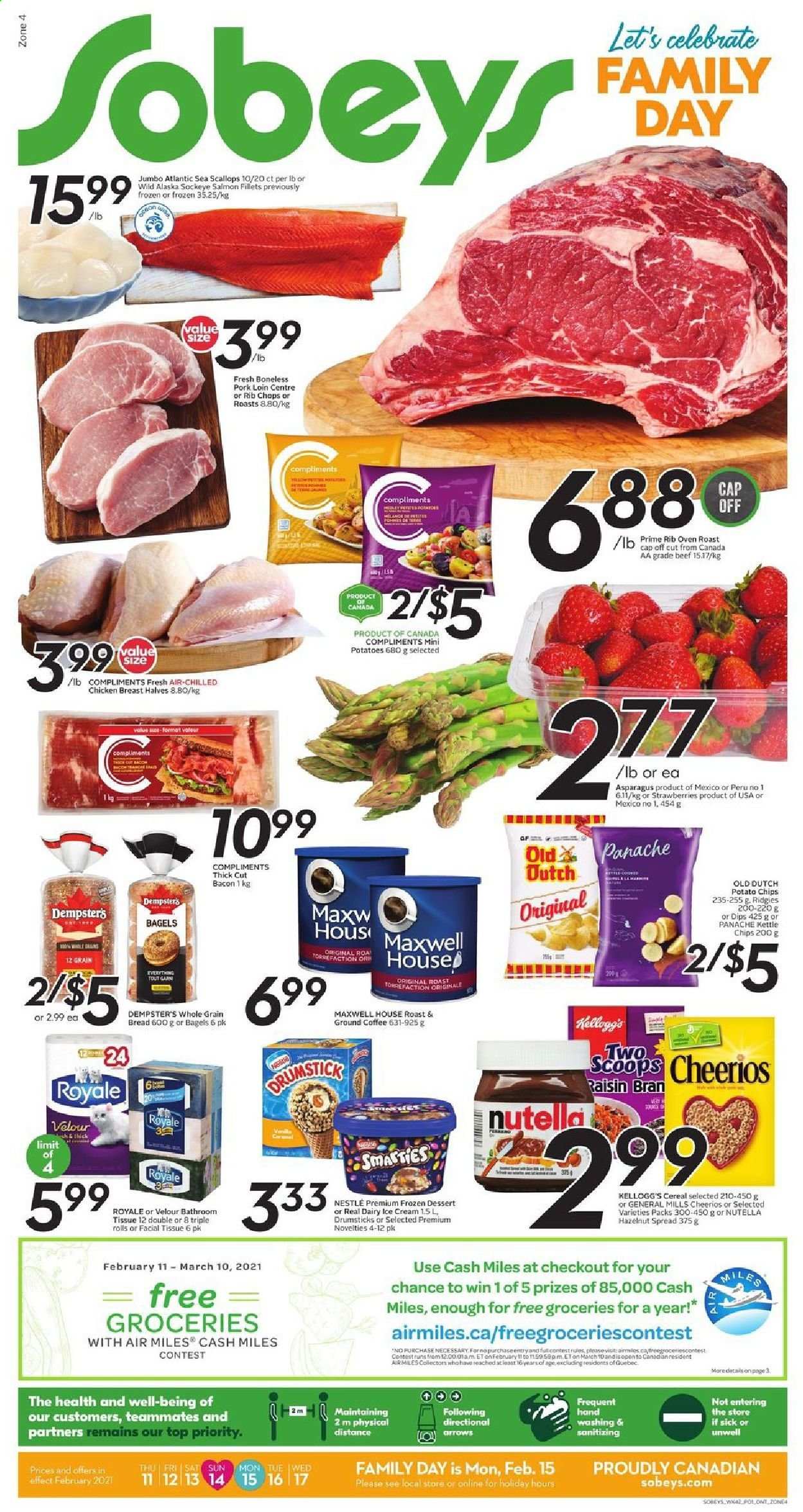 Sobeys flyer - February 11, 2021 - February 17, 2021. Page 1