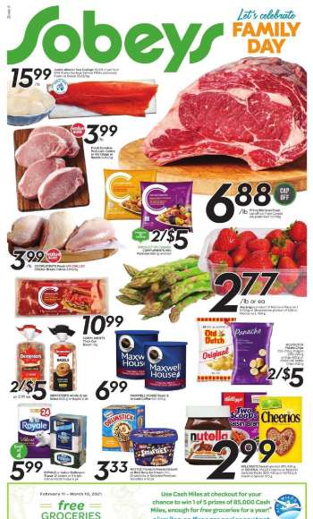 Sobeys Flyer - February 11, 2021 - February 17, 2021.
