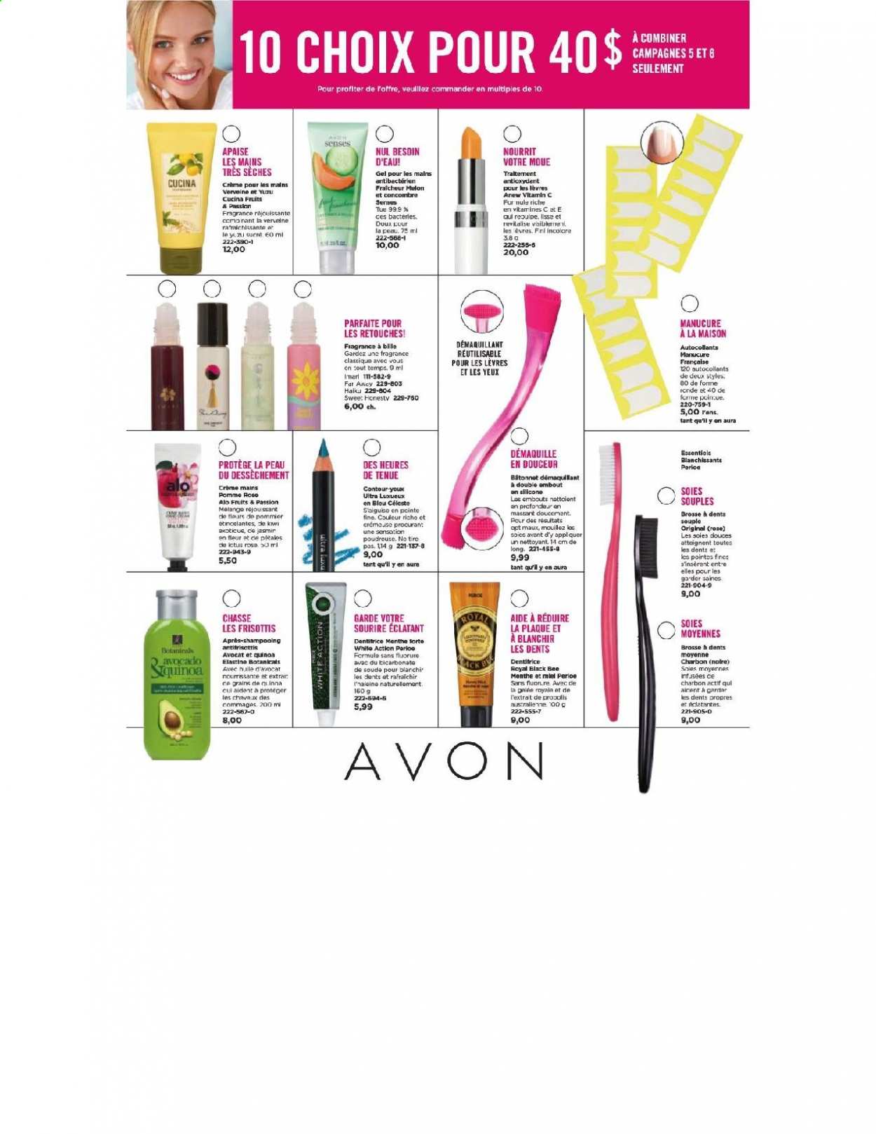 thumbnail - Avon Flyer - Sales products - Avon, Anew, fragrance, contour, vitamin c. Page 1.