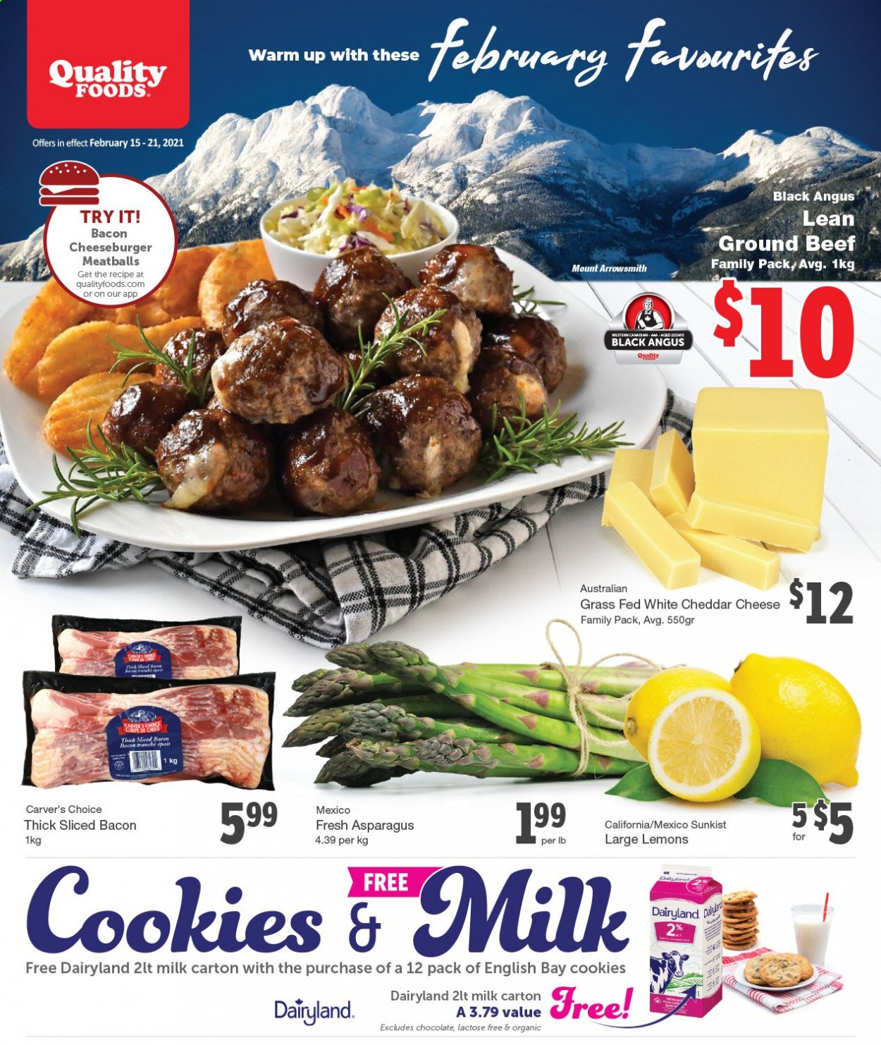 thumbnail - Circulaire Quality Foods - 15 Février 2021 - 21 Février 2021 - Produits soldés - cookies. Page 1.