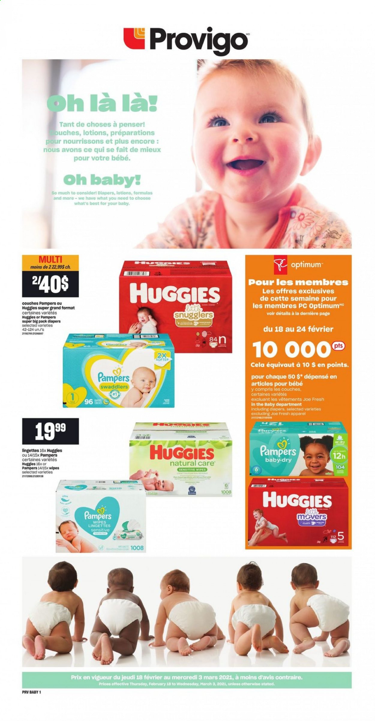 Provigo flyer - February 18, 2021 - March 03, 2021. Page 1