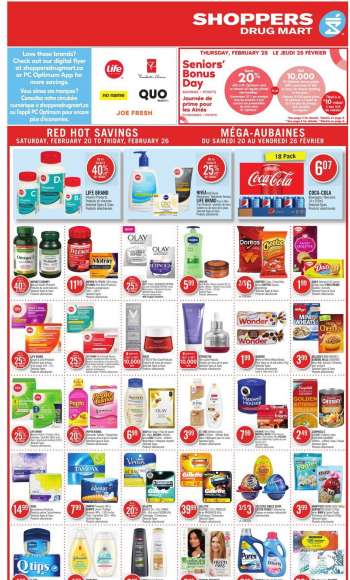 Shoppers Drug Mart Flyer - February 20, 2021 - February 26, 2021.
