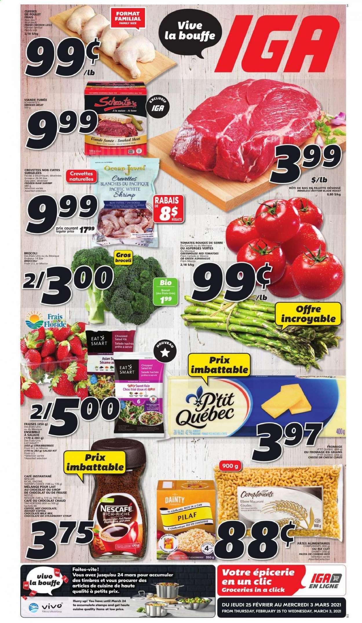 IGA flyer - February 25, 2021 - March 03, 2021. Page 1