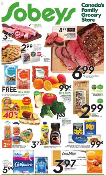 Circulaire Sobeys - 25 Février 2021 - 03 Mars 2021.