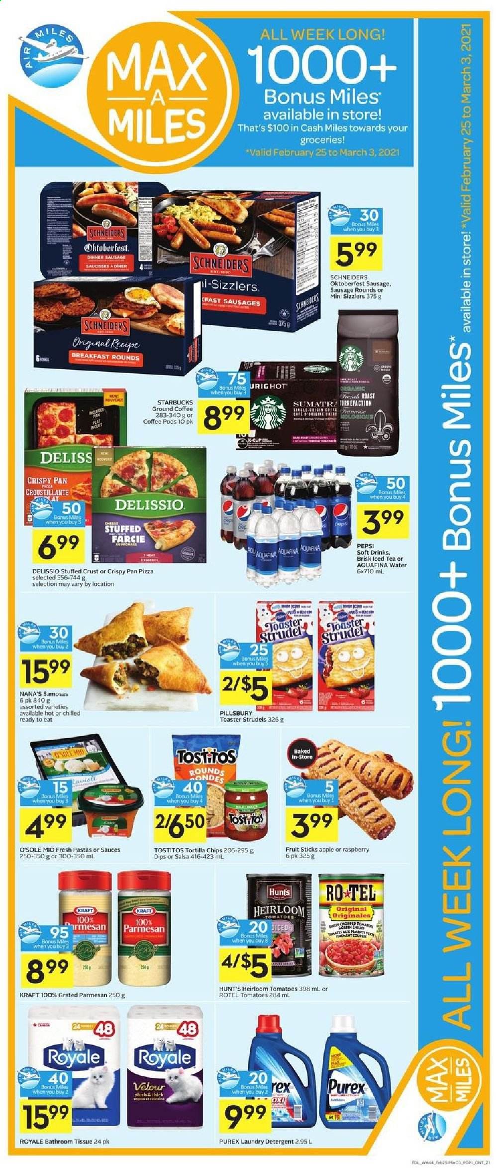 thumbnail - Circulaire Foodland - 25 Février 2021 - 03 Mars 2021 - Produits soldés - chips, tortilla chips, Pepsi, parmesan. Page 3.