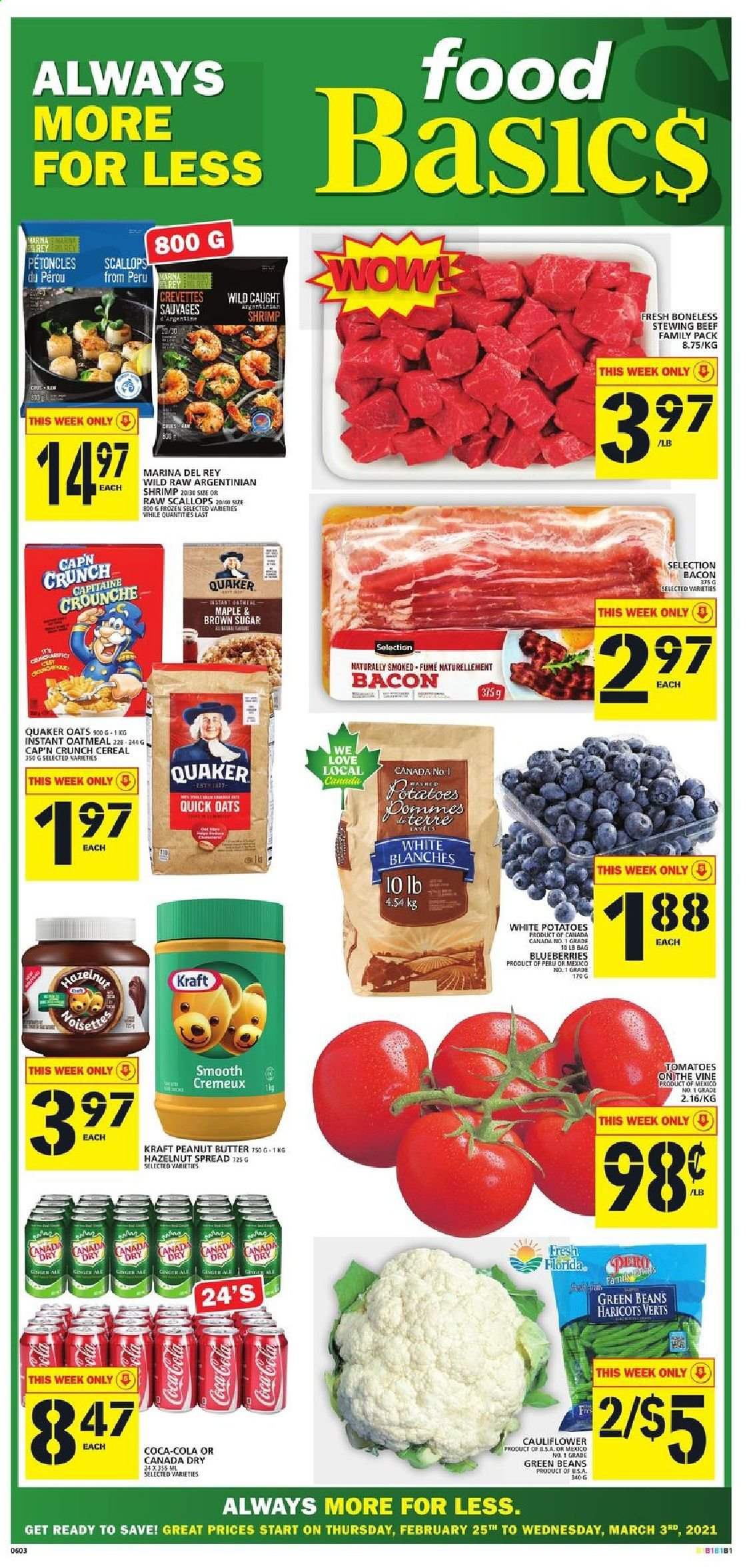 Food Basics flyer - February 25, 2021 - March 03, 2021. Page 1