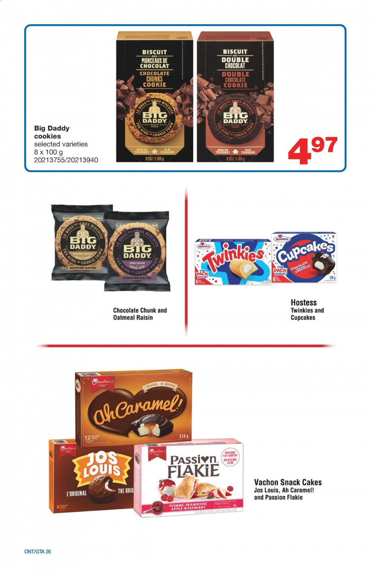 thumbnail - Circulaire Wholesale Club - 25 Février 2021 - 17 Mars 2021 - Produits soldés - pommes, chocolat, biscuits, cookies, raisins. Page 26.