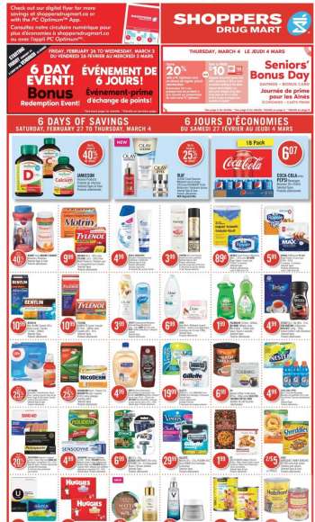 Shoppers Drug Mart Flyer - February 27, 2021 - March 04, 2021.