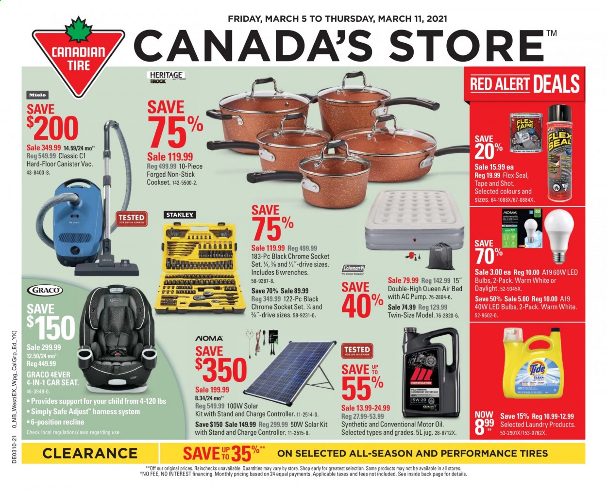 thumbnail - Canadian Tire flyer - March 05, 2021 - March 11, 2021.