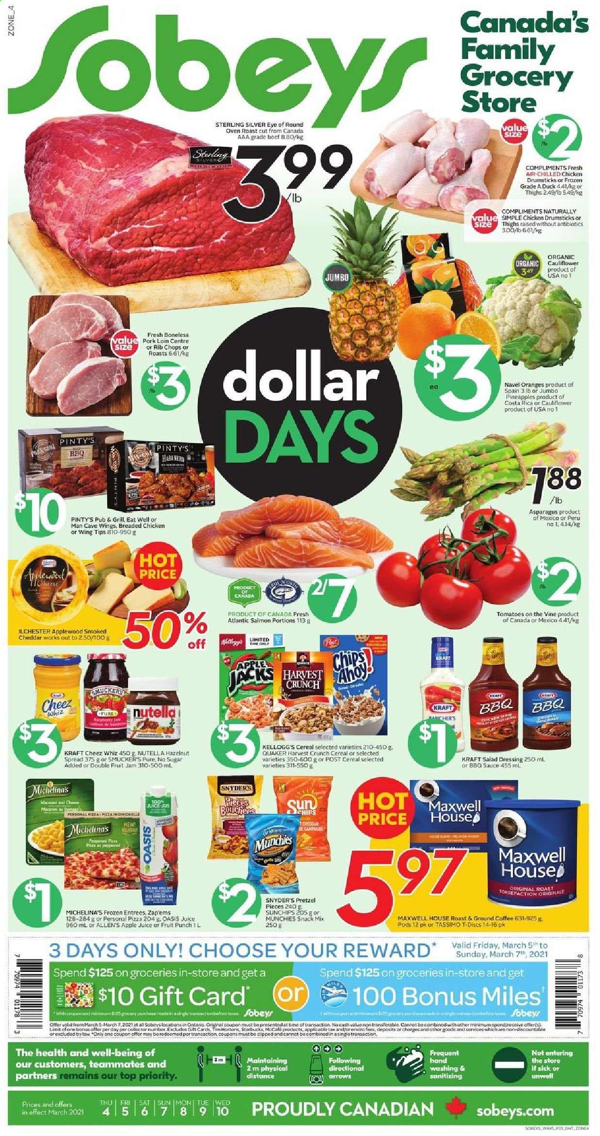 Sobeys flyer - March 04, 2021 - March 10, 2021. Page 1