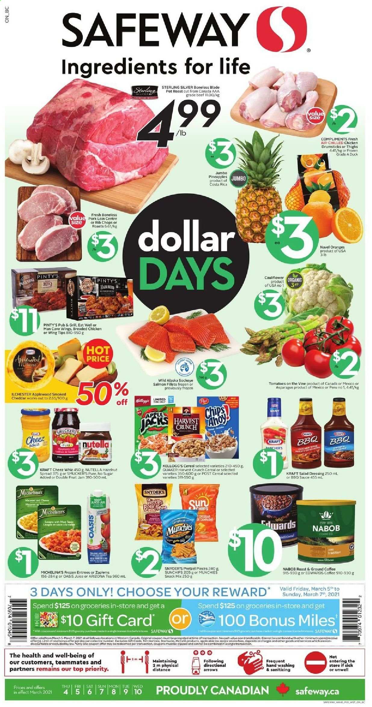Safeway flyer - March 04, 2021 - March 10, 2021. Page 1