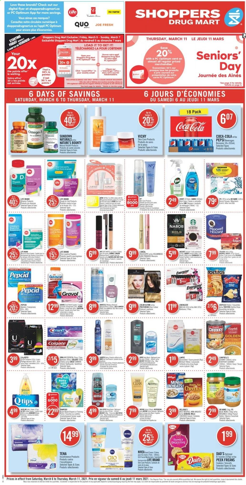 Shoppers Drug Mart flyer - March 06, 2021 - March 11, 2021. Page 1