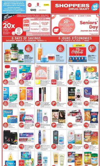 Shoppers Drug Mart Flyer - March 06, 2021 - March 11, 2021.