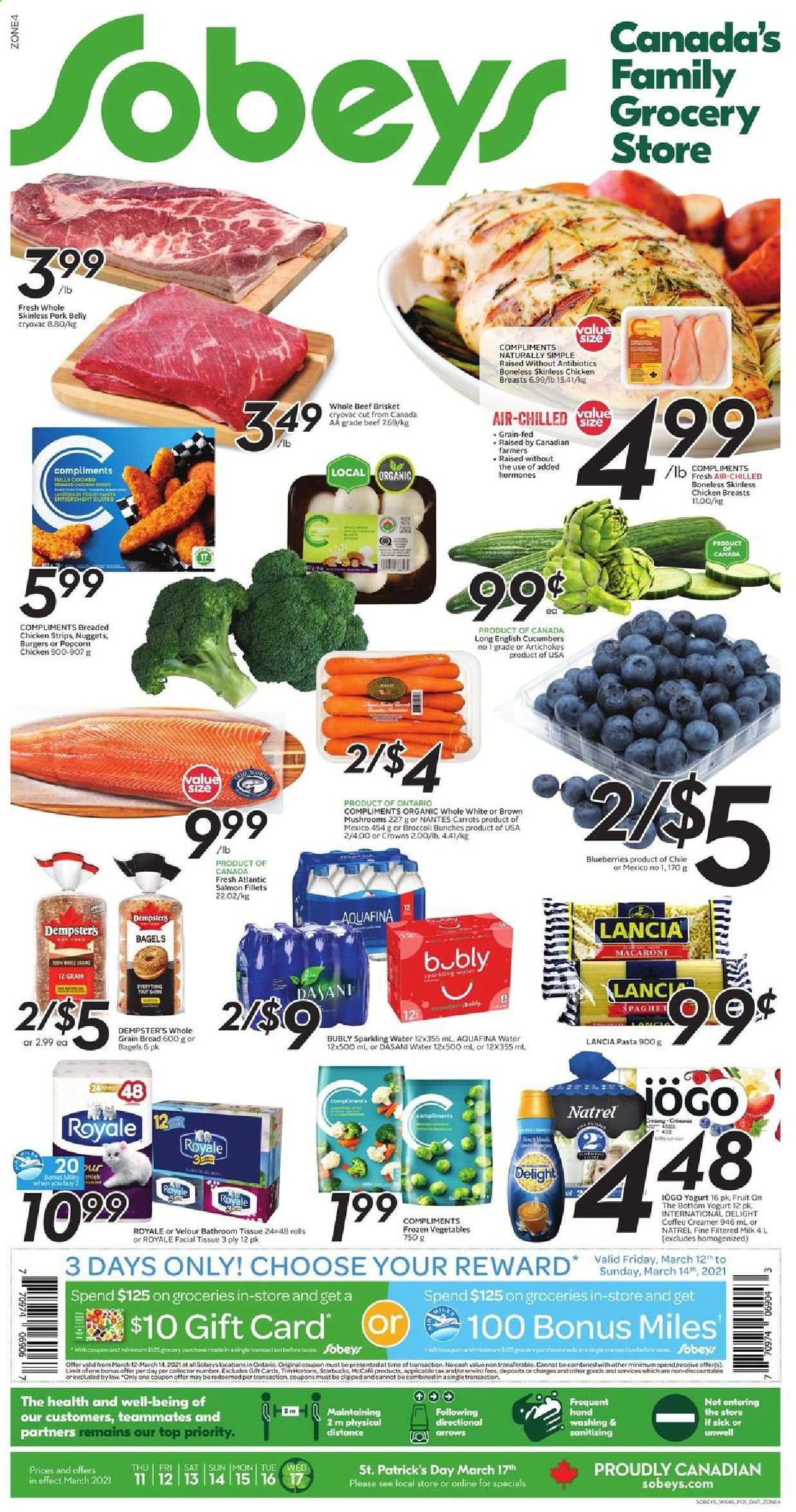 Sobeys flyer - March 11, 2021 - March 17, 2021. Page 1