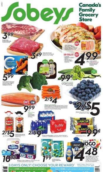 Sobeys Flyer - March 11, 2021 - March 17, 2021.