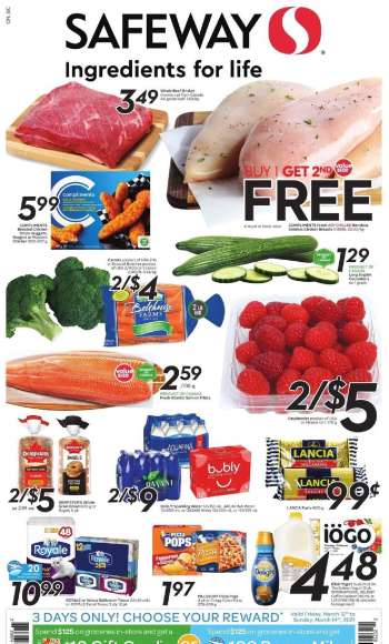 Safeway Flyer - March 11, 2021 - March 17, 2021.