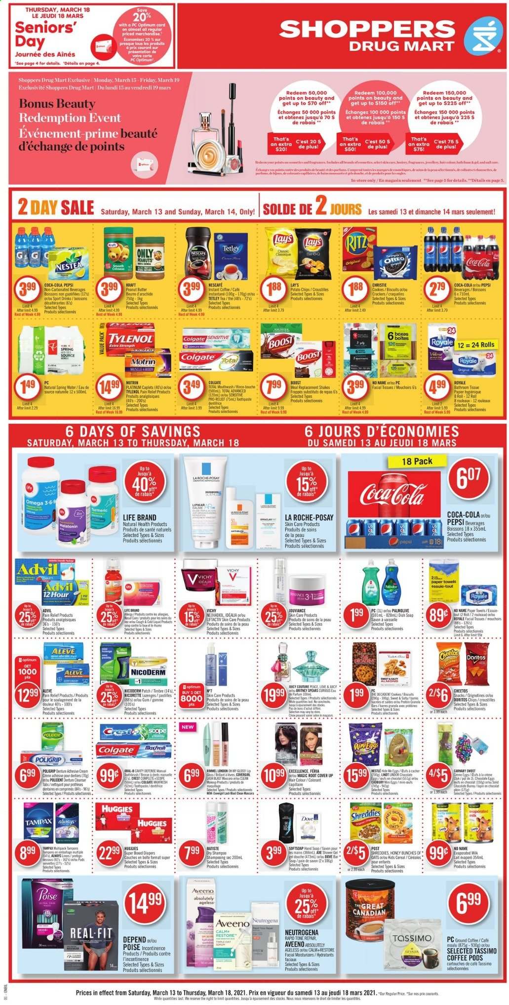Shoppers Drug Mart flyer - March 13, 2021 - March 18, 2021. Page 1