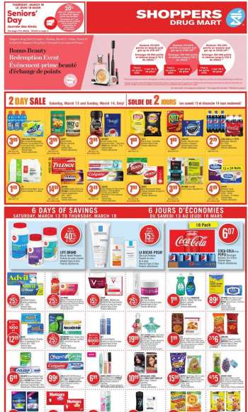 Shoppers Drug Mart Flyer - March 13, 2021 - March 18, 2021.