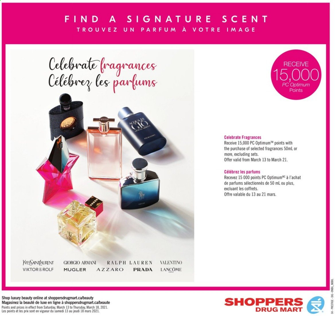 Shoppers Drug Mart flyer - March 13, 2021 - March 18, 2021. Page 19