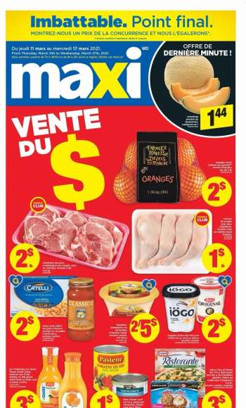 Circulaire Maxi & Cie - 11 Mars 2021 - 17 Mars 2021.
