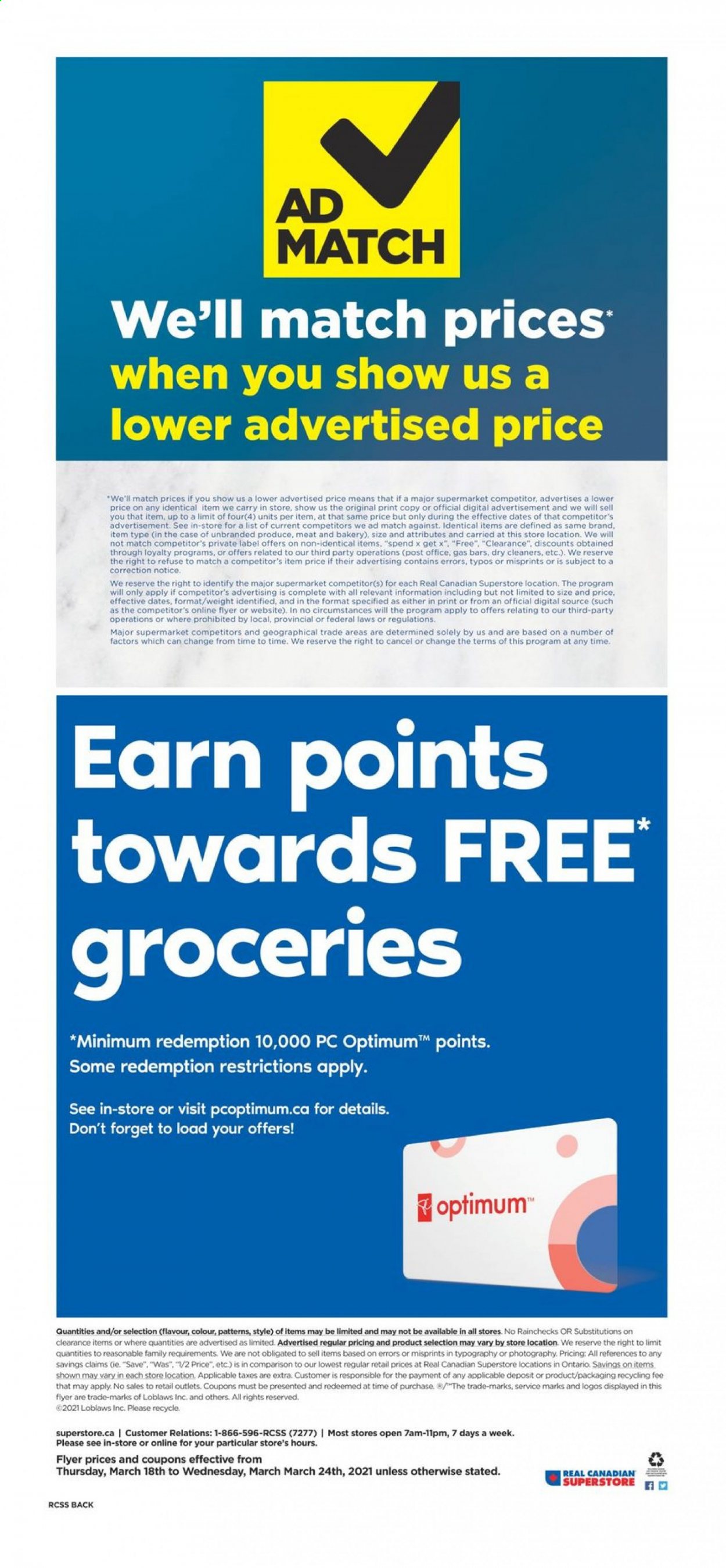 Real Canadian Superstore flyer - March 18, 2021 - March 24, 2021. Page 15