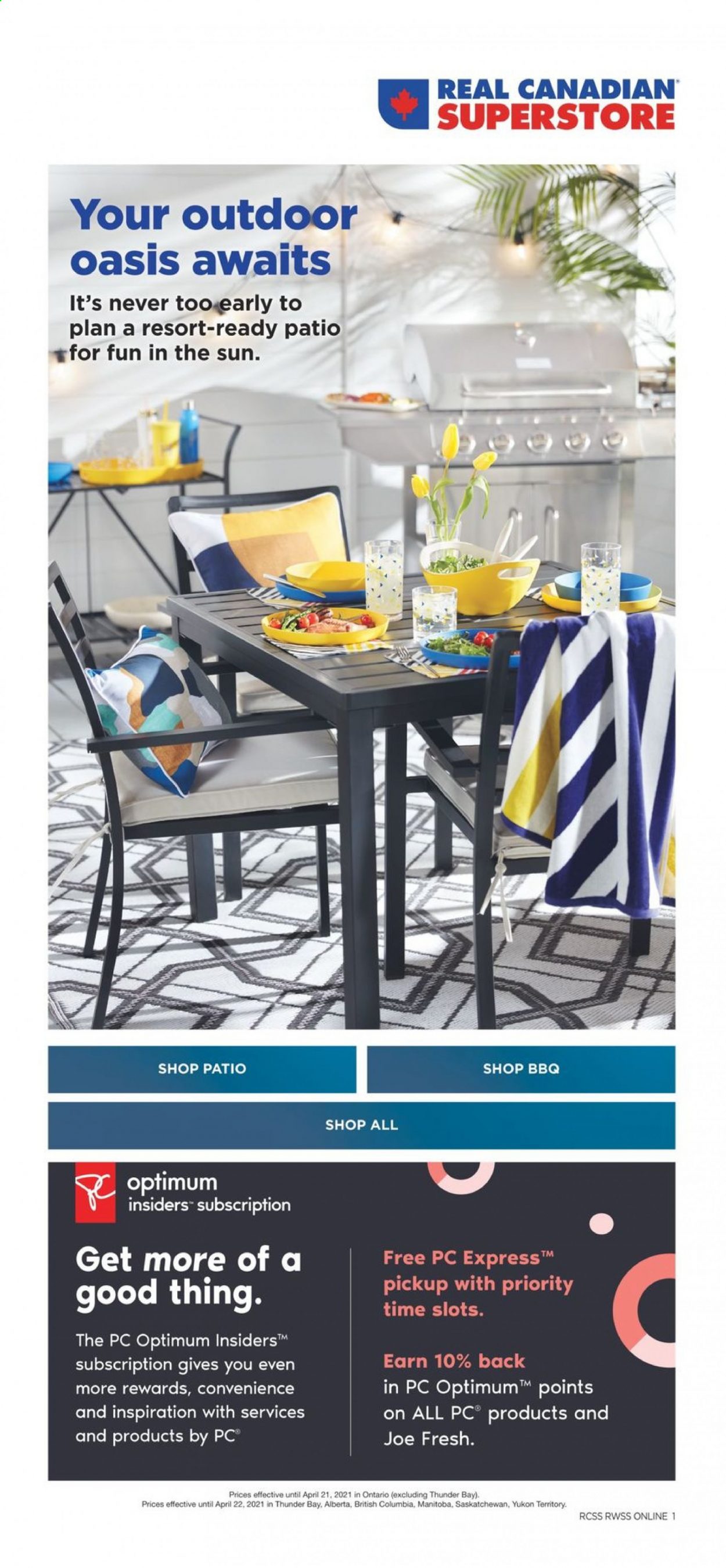 Real Canadian Superstore flyer - March 18, 2021 - April 22, 2021. Page 1