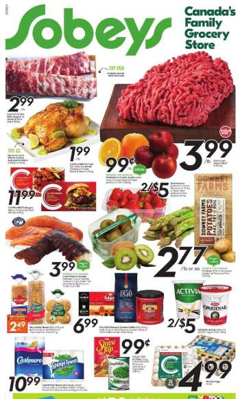 Sobeys Flyer - March 18, 2021 - March 24, 2021.