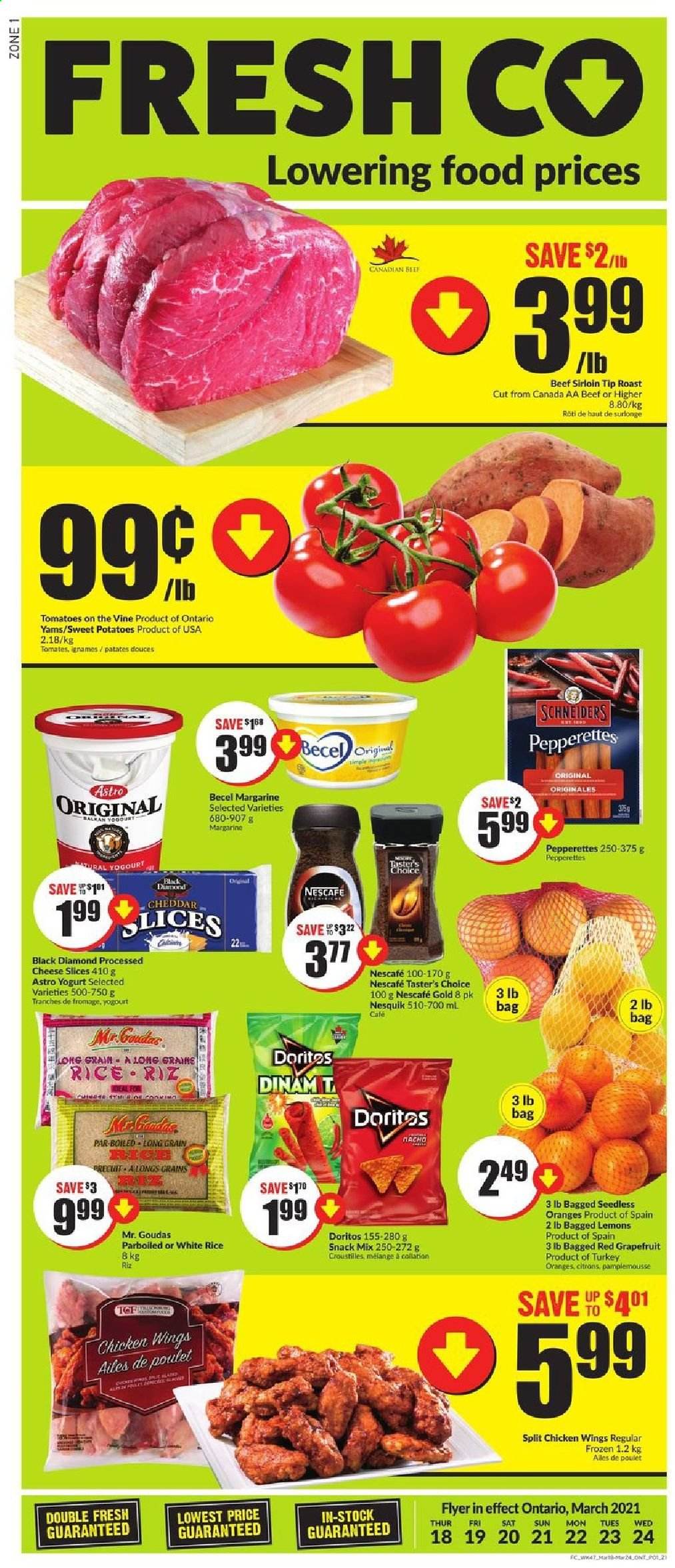 FreshCo. flyer - March 18, 2021 - March 24, 2021. Page 1