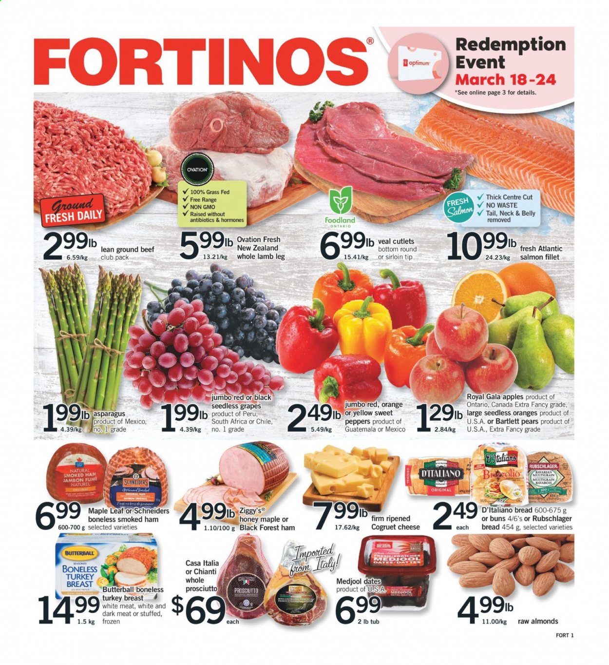Fortinos flyer - March 18, 2021 - March 24, 2021. Page 1