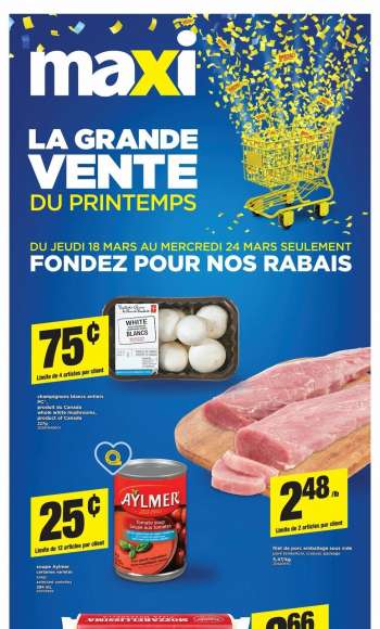 Circulaire Maxi & Cie - 18 Mars 2021 - 24 Mars 2021.