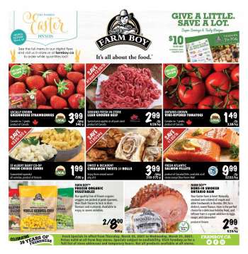 Farm Boy Flyer - March 25, 2021 - March 31, 2021.